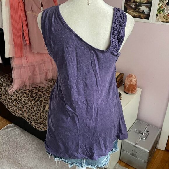 Purple Asymmetrical Fairy Tank - Picture 5 of 6